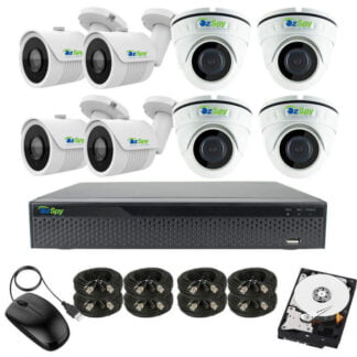 Compact 8 Channel 8 0mp Hdcvi Cctv Diy Surveillance Kit Ozspy Security Solutions